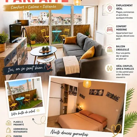 à Pied Balcon Cosy équipé Appartement *